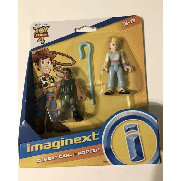 Imaginext x Disney Toy Story 4 Combat Carl Bo Peep NIB - Picture 1 of 2